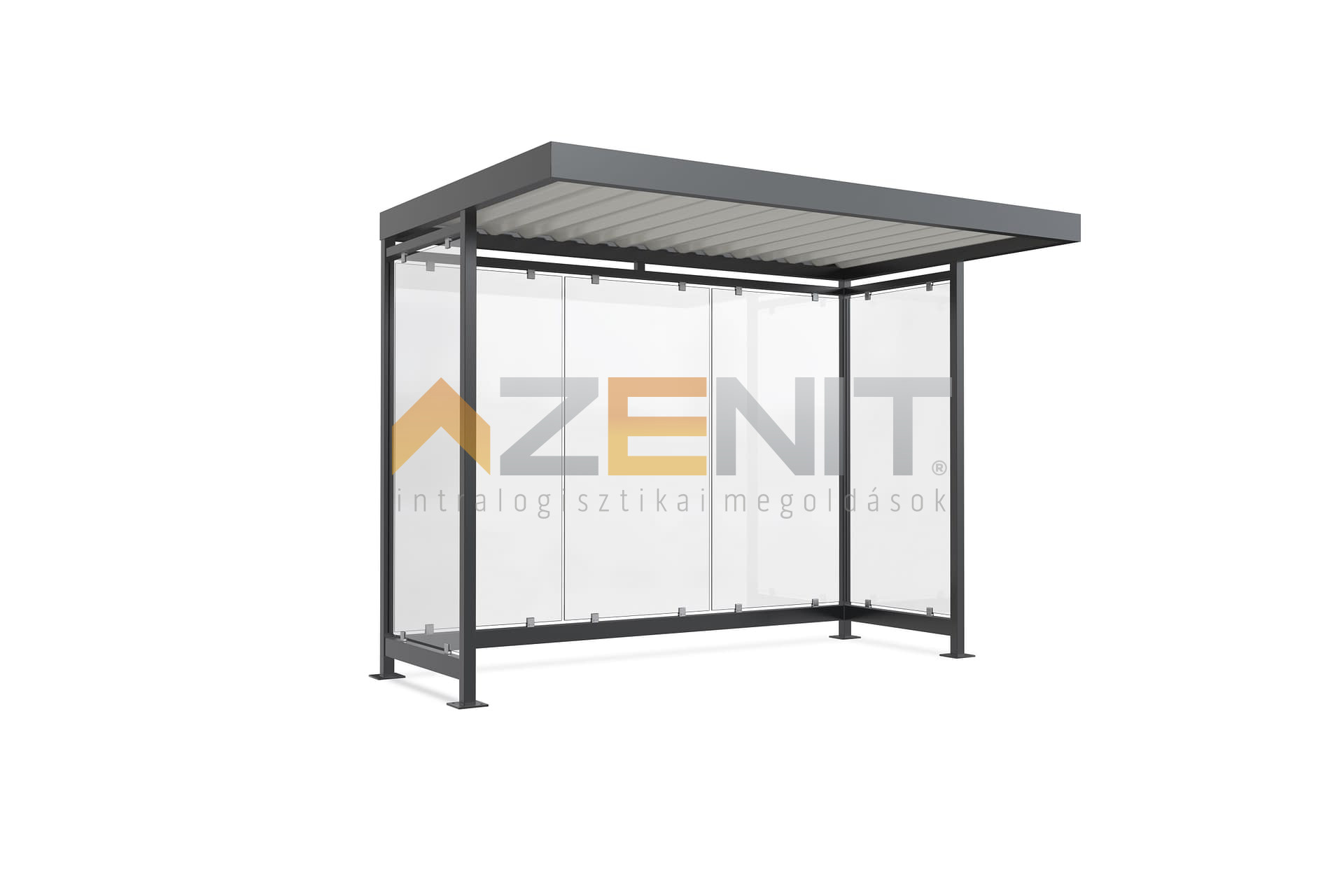 Fedett utasváró KÖLN K3 a/a 3180x2510x2165 mm